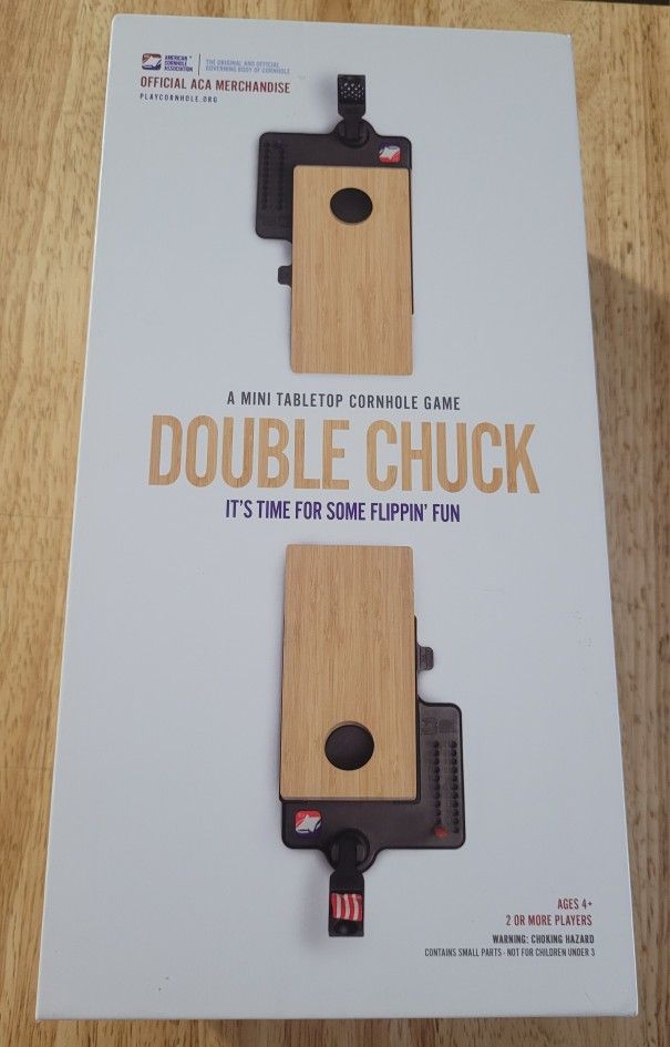 DOUBLE CHUCK A MINI TABLETOP CORNHOLE GAME (SEE OTHER POSTS)