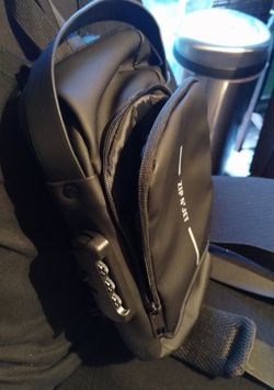 Zip And Jet Side Pack Bag / Purse 