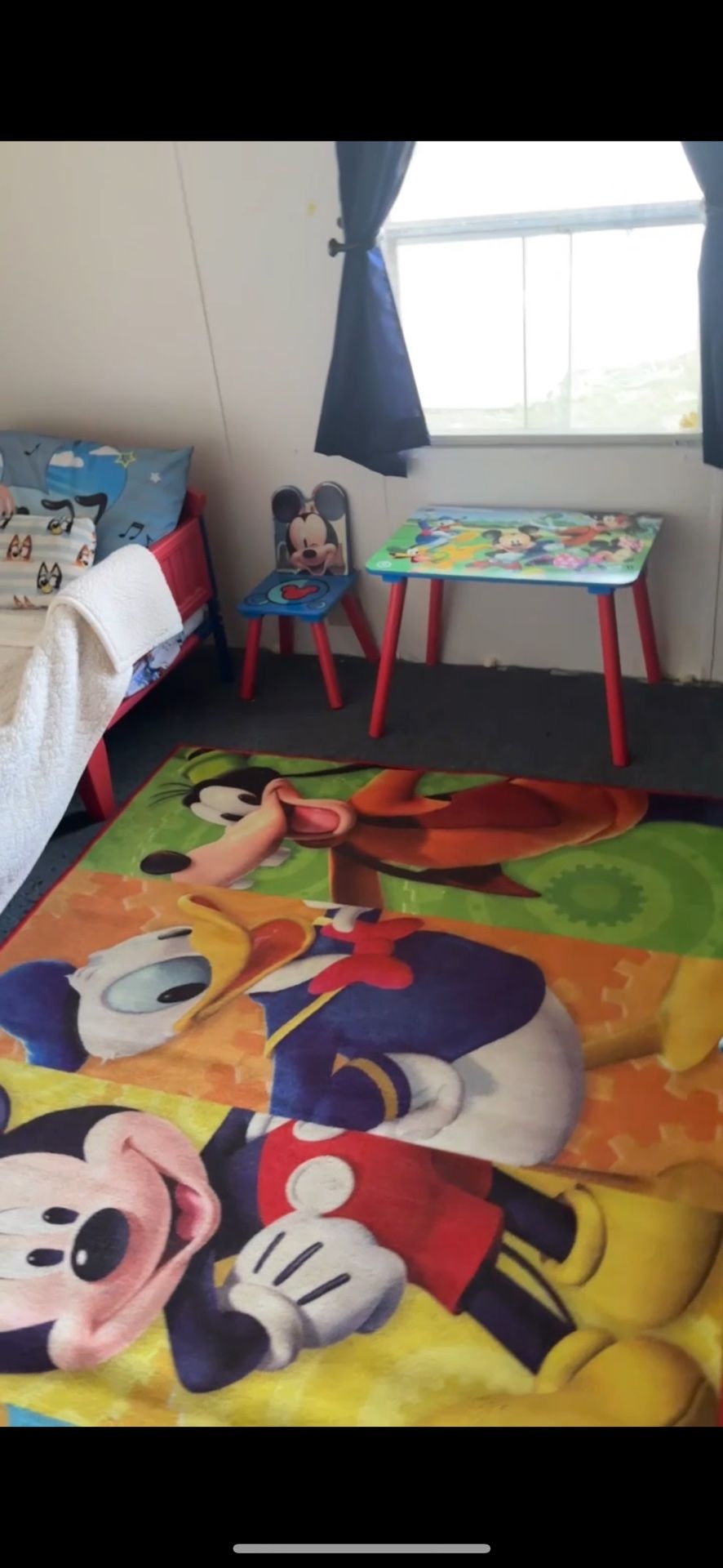 Mickey Mouse Toddler Bed Room Set 
