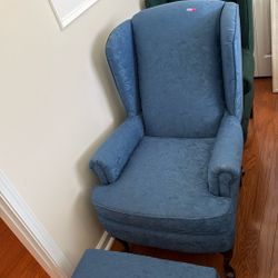 Chair and Ottoman 