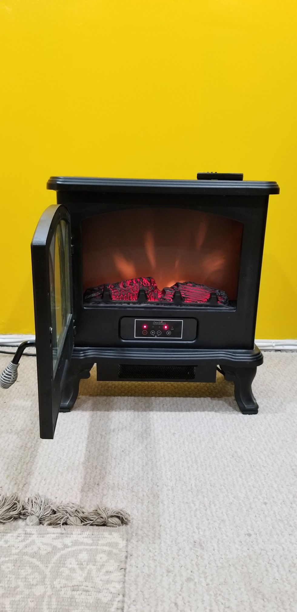 Duraflame Electric Fireplace Heater with Remote