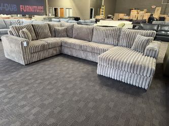 Cocoa Brown Comfy Sectional 