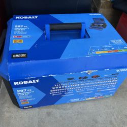 Kobalt Tool Box 298 Pieces New In Box Craftsman Milwaukee Dewalt Makita 