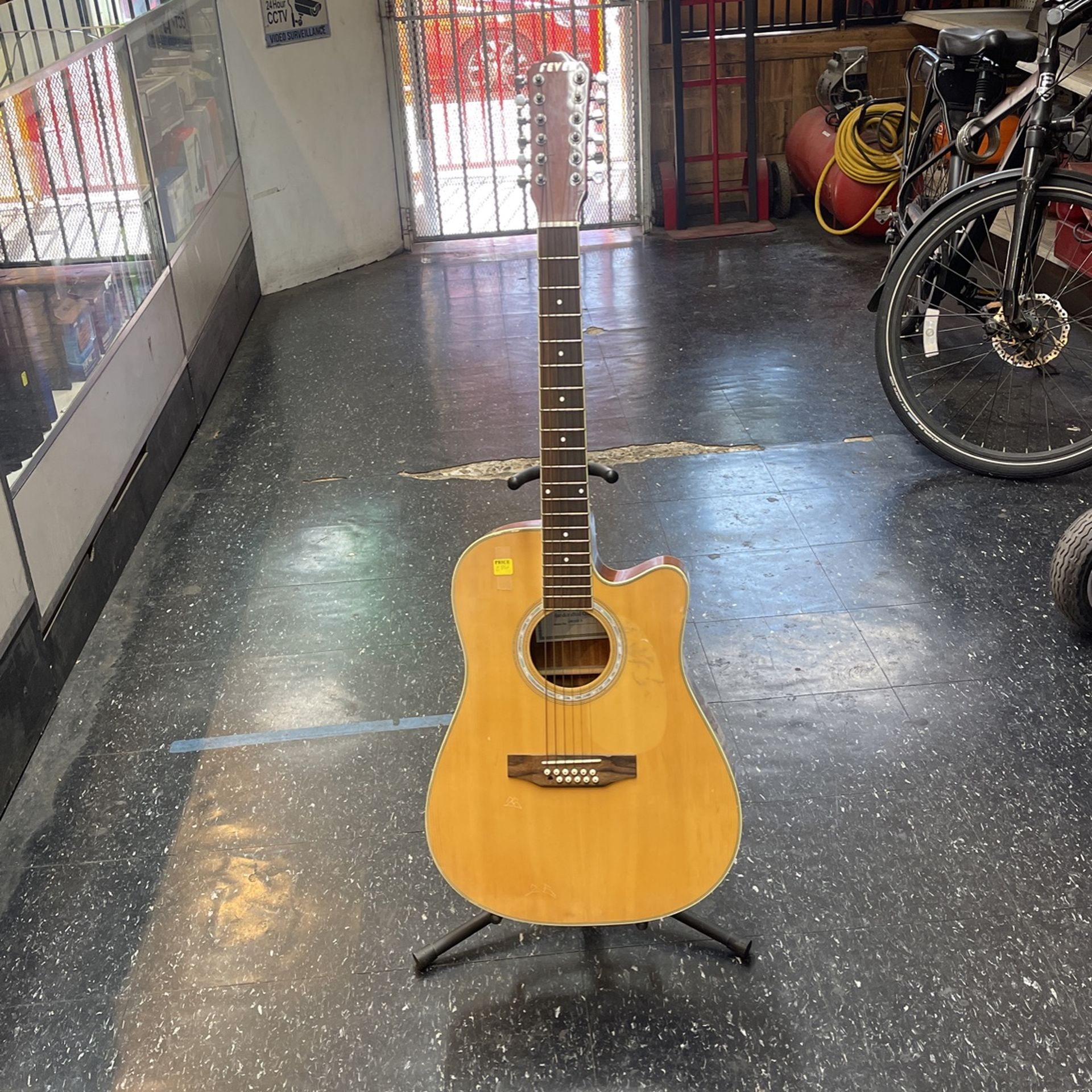 Fever Handcrafted Guitar Acoustic / Electric 12 String LD012CE N