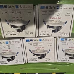 5 Led 3" Lights No Can Needed Good For Bathroom Hallway Closets