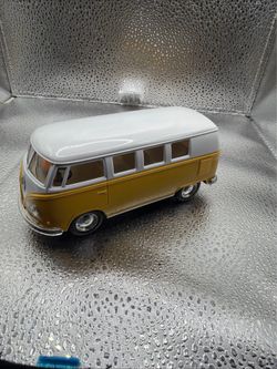 5" Kinsmart Classic 1962 Volkswagen Bus Van Plastic Model Toy 1:32 VW- Yellow
