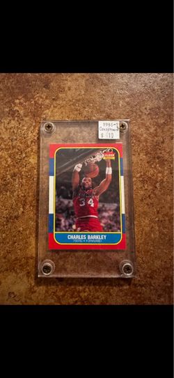 1986-87 Fleer Charles Barkley Rookie Card