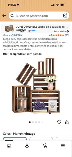 Cagas de madera decorativas