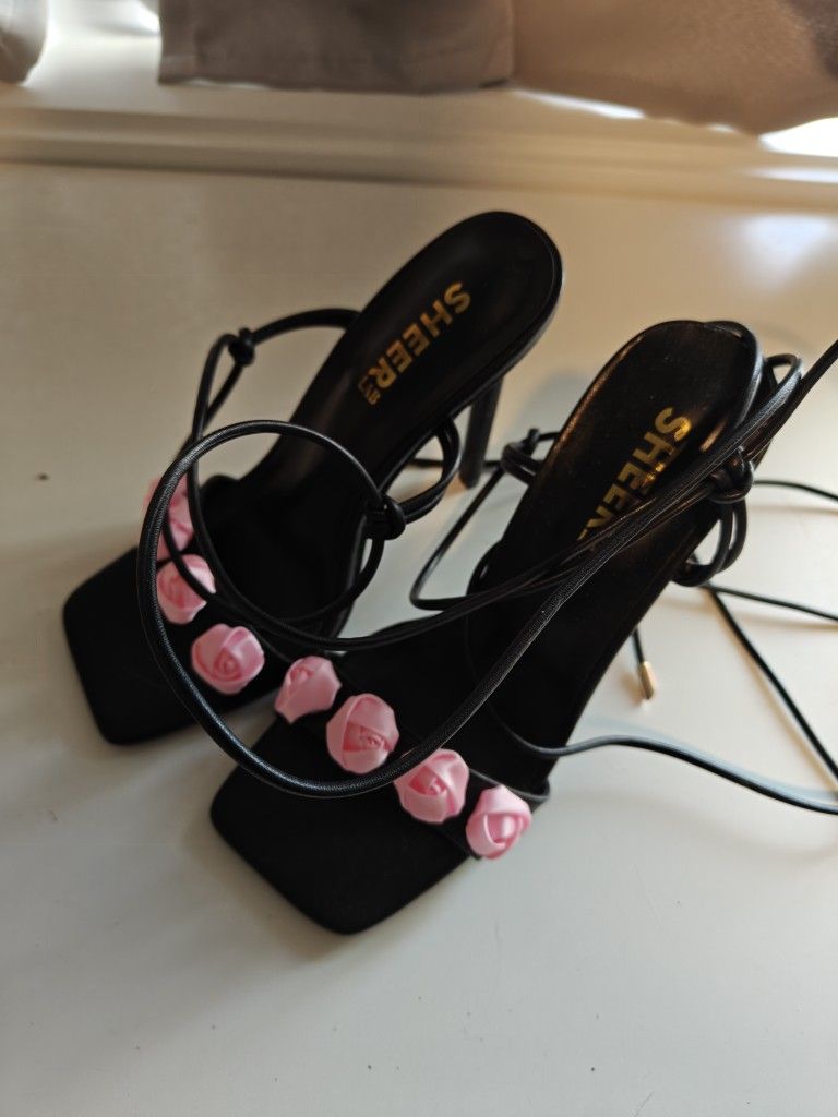 Sheer Lab Shoes Heels Size 6
