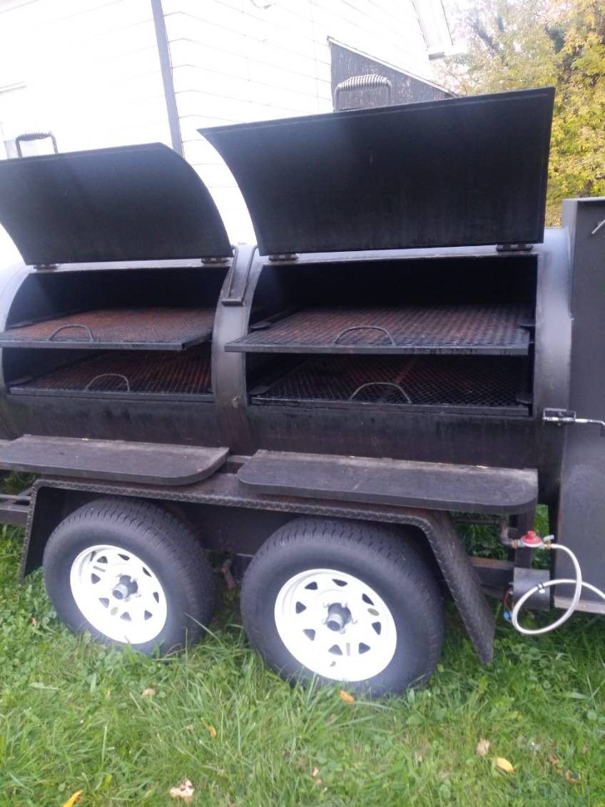 Grill on wheels