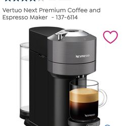 Nespresso coffee & expresso Maker & Capsule refill Kit