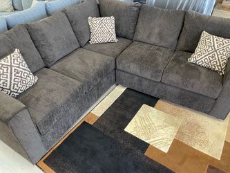 BROWN L-SHAPED SECTIONAL SALE