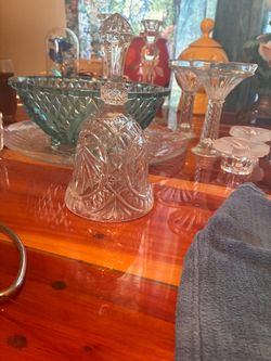 Cut Crystal Glass Dinner Bell