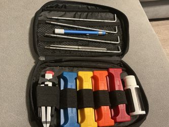 Smith's 50603 Knife Sharpening Kit w/ FOUR Case Stones Rods Solutions LG SIZE