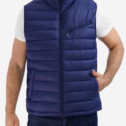 COLE HAAN Men's Zip Front Quilted Vest