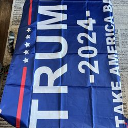 Trump2024 Flag with stickers