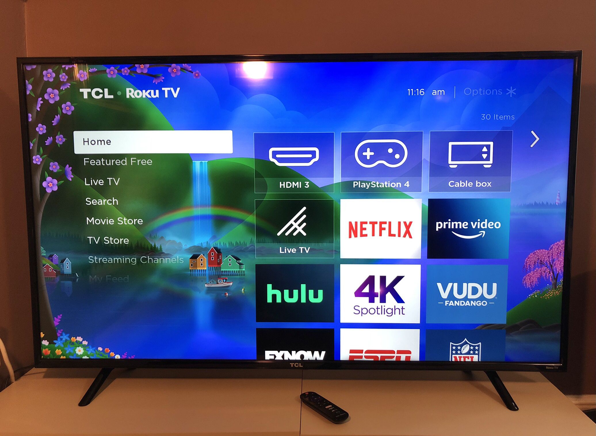 TCL 55” 4K UHD HDR Smart TV 