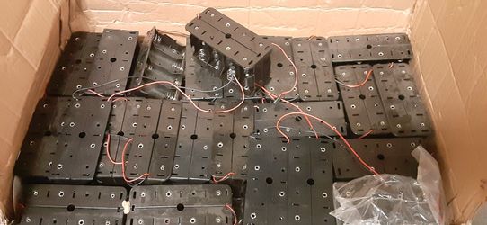 Qty50 Batch Battery Case For qty8 DCELL Battery. 12v