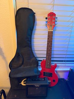 Mini Epiphone Roadie travel guitar