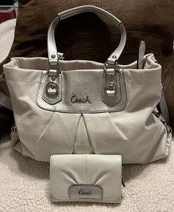 Coach Crossbody Purse and Matching Wallet 
