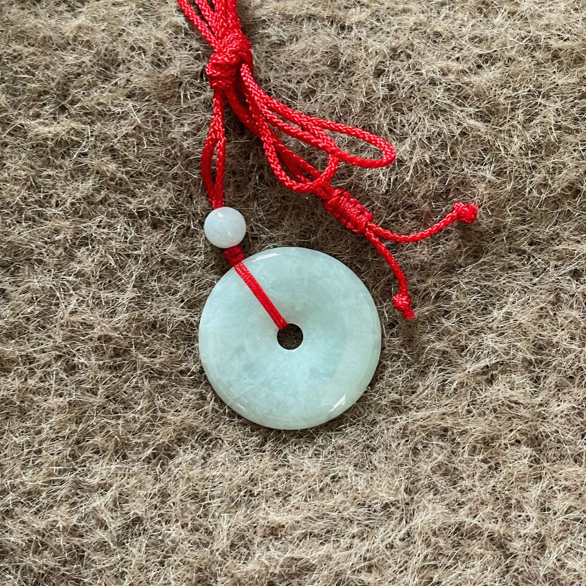 Premium Grade A Burmese Jade Jadeite Pendant Charm Accessory Gemstone Jewelry平安扣