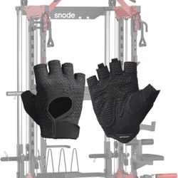Black Workout Gloves Gym Brand New