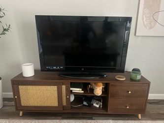 TV + fire stick + stand