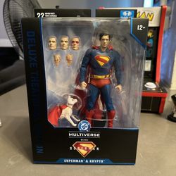 DC Multiverse Superman (2025) Superman & Krypto 7" Action Figure 