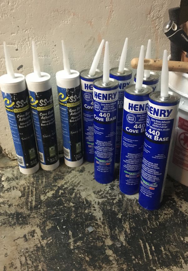 Cove Base Adhesive 9 30oz tubes for Sale in Philadelphia, PA OfferUp