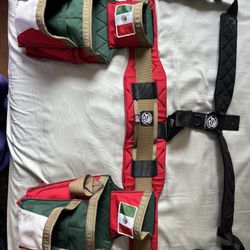 Badger Tool Belt (custom Mexican Flag Edition) W/ Badger Suspenders XL