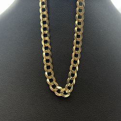 Gold Chain Cuban 14K Solid New 
