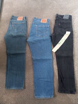 34x29 Lot of 3 Levi's Jeans