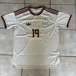 New with tags Adidas Spain 2026 World Cup Away Lamine Yamal #19 white football shirt