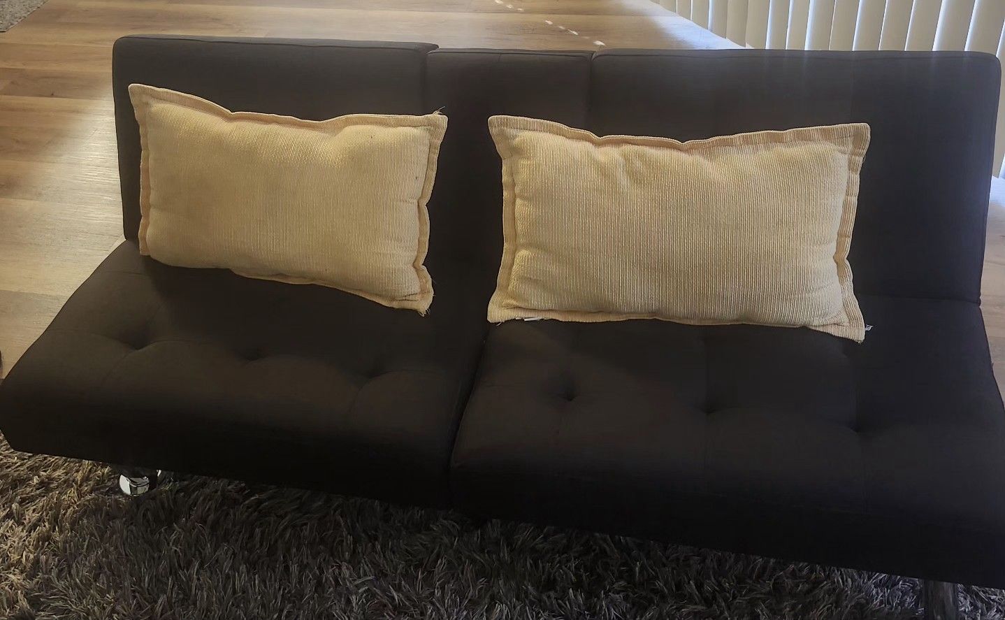 Slideable couch