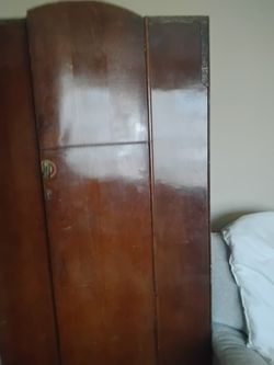 Antique Armoire Needs Door Won't Close Needs New Latch, Work Needed Is Very Minor