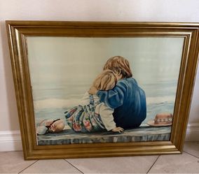 Kids painting wall art