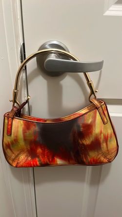 Small Handbag with Abstract Print