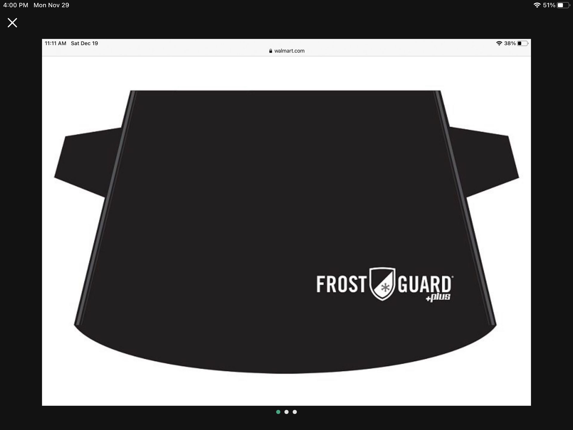 FrostGuard Windshield Cover & Mirror Covers