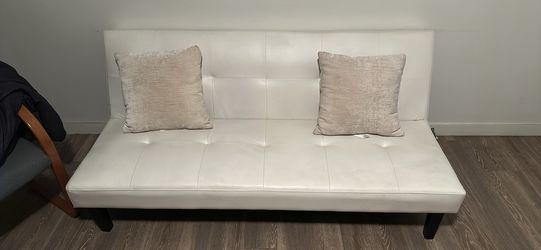 White Futon Couch