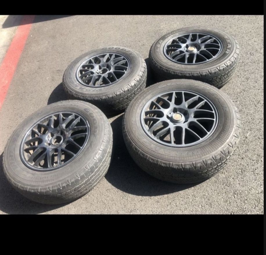 4 - 245/65r17 5x4.5 Tacoma Pilot Crv Cr-v Hrv Suv Rims Wheels Good 80% Treads Tires!!