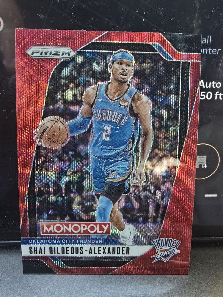 SHAI GILGEOUS ALEXANDER OKC THUNDER PRIZM CARD NBA CHAMP