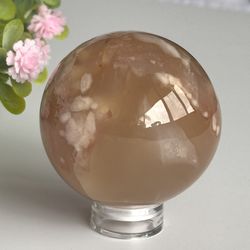 Small Flower Agate Sphere 