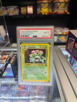 Pokemon venasaur black star promo rare vintage