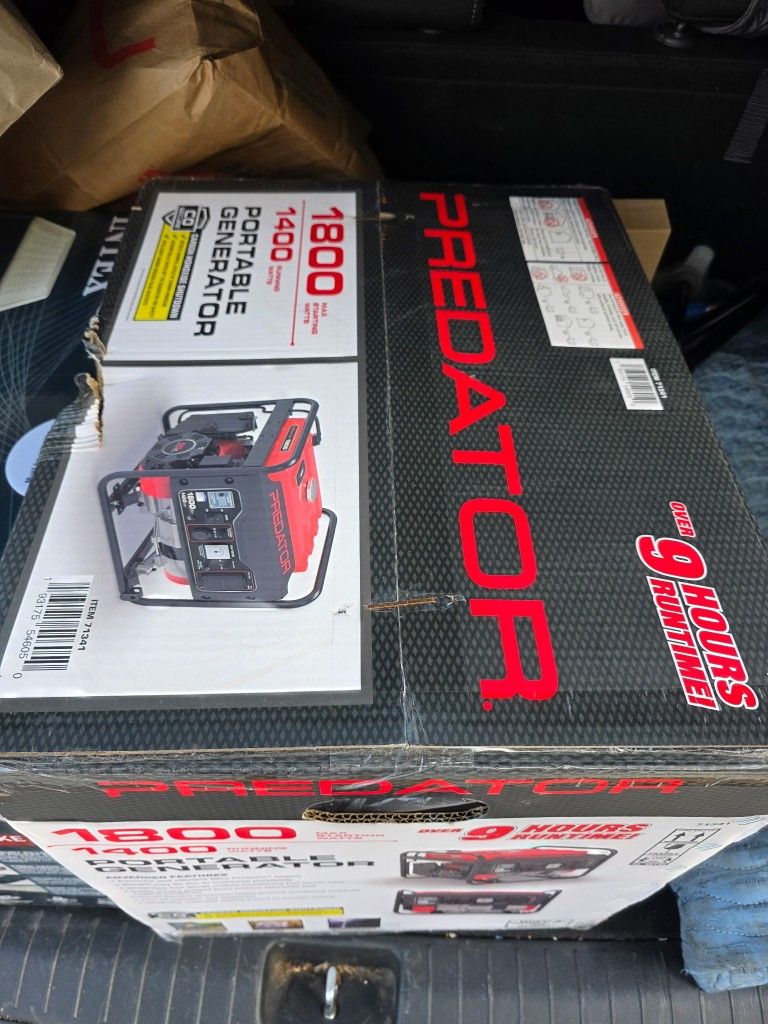 PREDATOR 1800 Watt Gas-Powered Portable Generator
