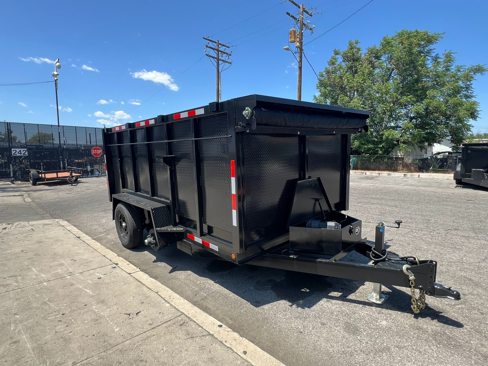 2025 Sky Trailers Dump Trailer / Hydraulic Dump 8.5X12X4 Heavy Duty