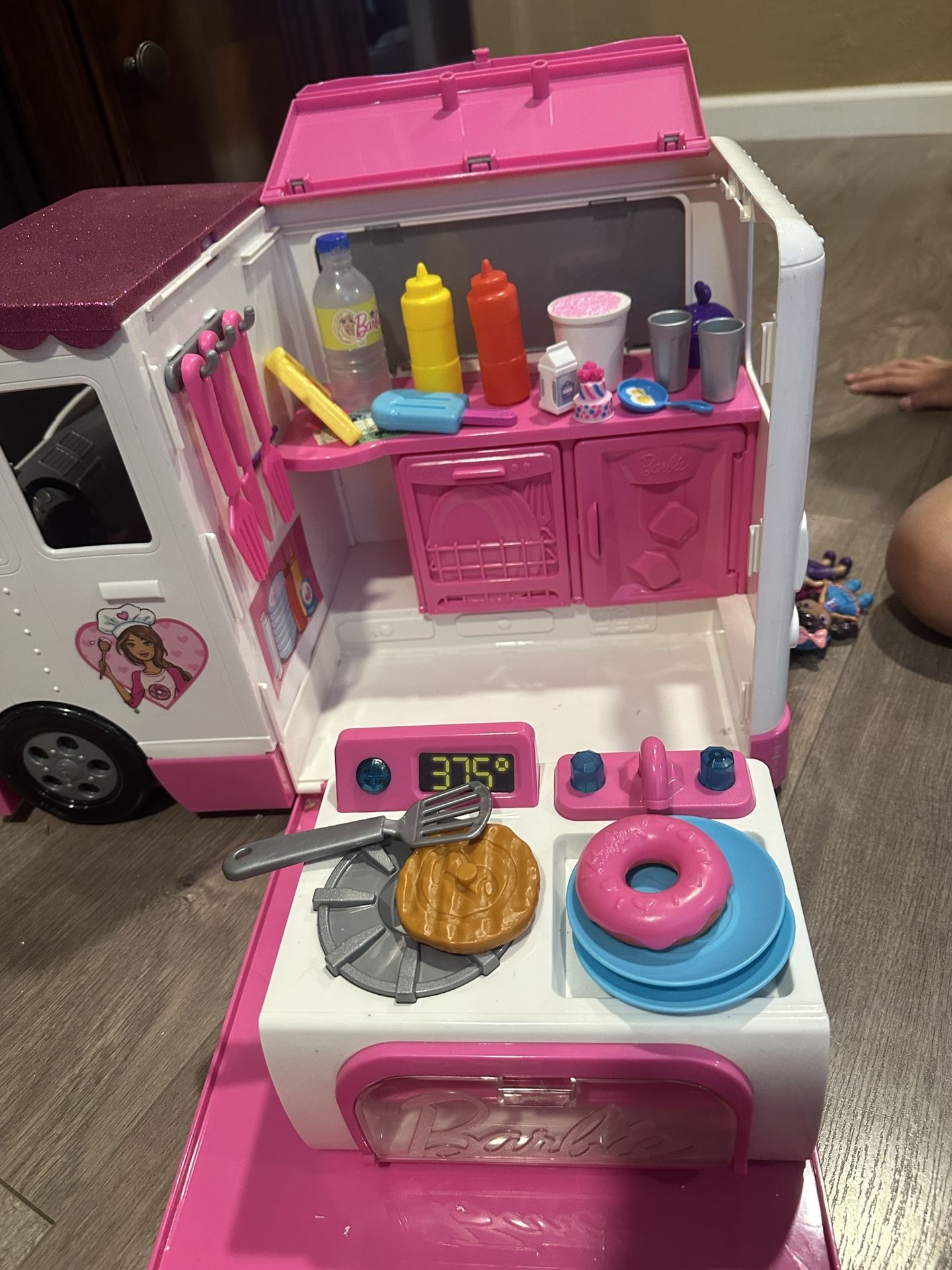 Barbie Food Truck With Accessories for Sale in Riverside CA OfferUp
