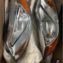 Ford Focus Headlight Head Light  Chrome Bezel 2012 - 2014 H4