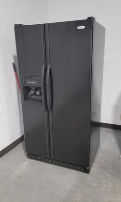 Whirlpool Side-by-Side Black Fridge
