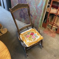 Vintage Antique Rocking Chair
