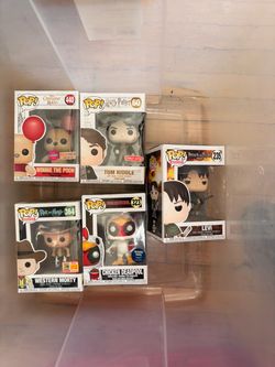 Funko Pop Lot of 7 Harry Potter Disney Coca Rick and Morty Anime